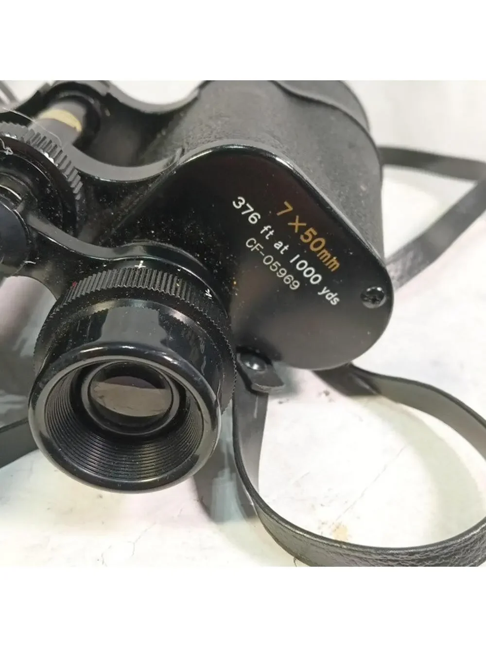 Vintage Sears Model 6204 7x50mm Binoculars Coated Optics with Strap Wide Angle